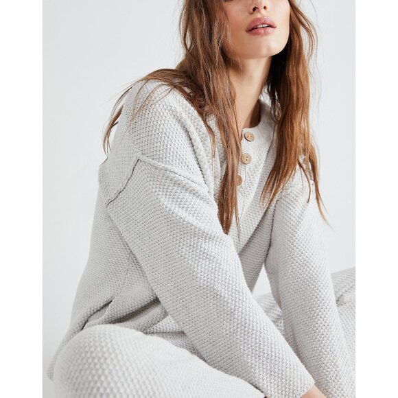 🆕 FREE PEOPLE Hailey Set / Ivory Heather. Sz XS NWT♥️ - Picture 6 of 12